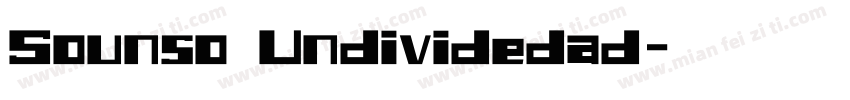 Sounso Undividedad字体转换